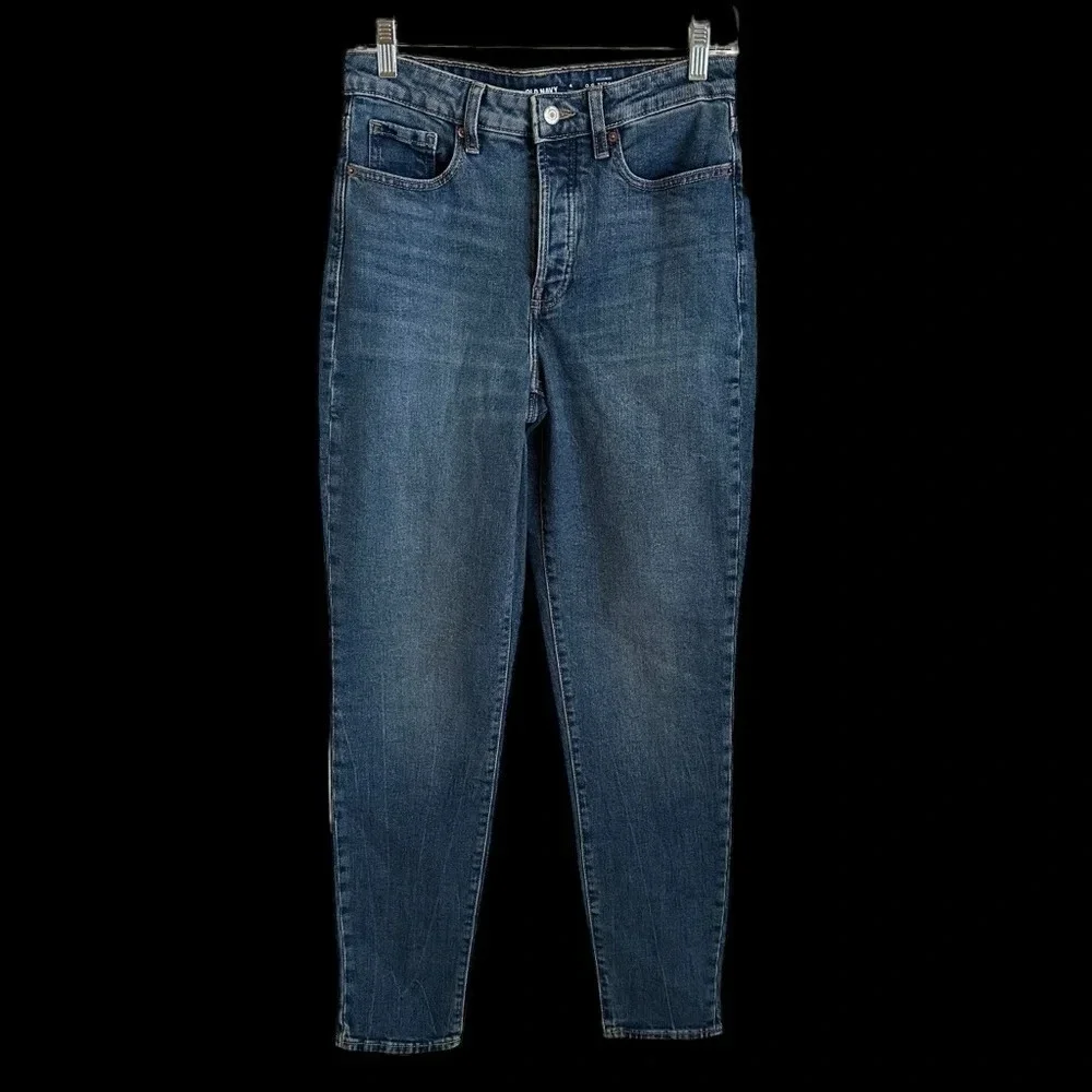 NWT Old Navy Womens 4 Tall High‎ Rise OG Straight Jeans Button Fly stretch New